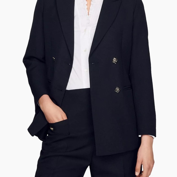 Sandro Malory Double Breasted Jacket, size 34 - Picture 2 of 12